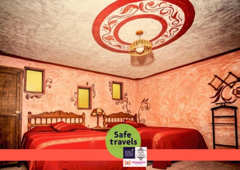 Hotel Del Carmen Tlalpujahua de Rayón Eksteriør bilde